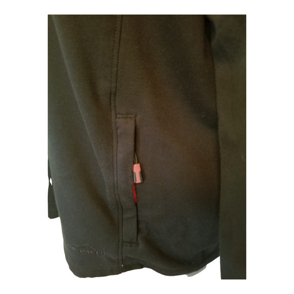 Eddie Bauer Pullover Long‎ Sleeve Men's Black Jacket 1/4 Zip Size XL (Actual L) - Picture 3 of 5